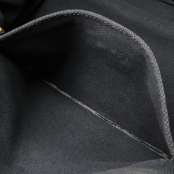 PRADA CANAPA Tote Bag Canvas NERO Black 1BG439 - Picture 9 of 10